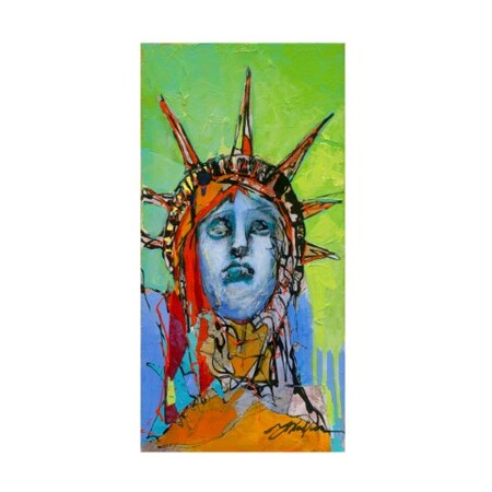 Yuval Wolfson 'Liberty For All IV' Canvas Art,10x19